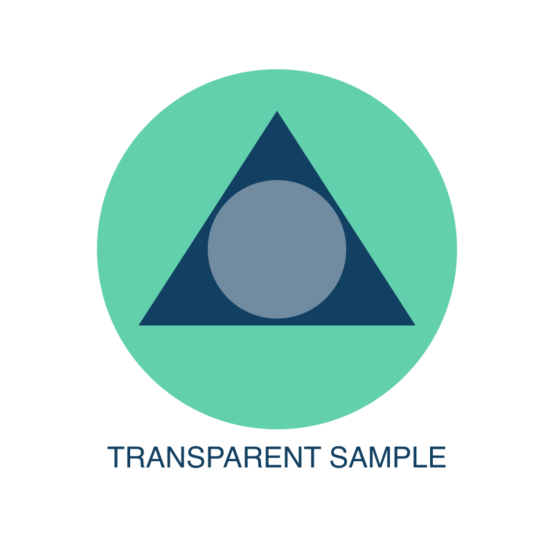 Original synthetic transparent badge sample